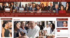 Desktop Screenshot of fundacionamantesdemexico.com
